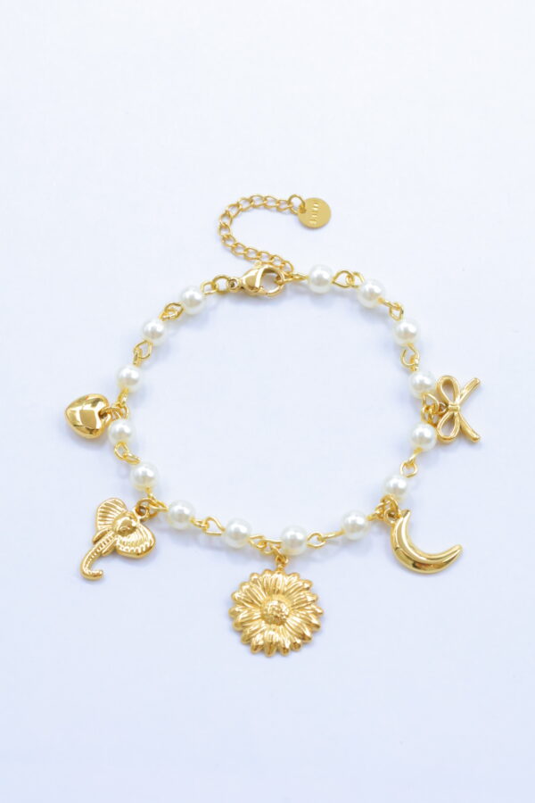 Bracelet soleil lune coeur