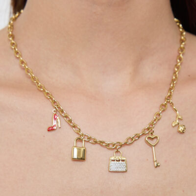 Collier Victoire – Chaîne Dorée Breloques Fashionista